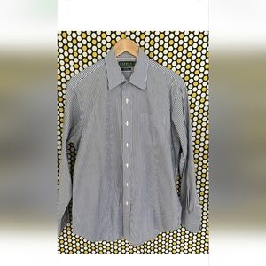 Men's Blue Striped Shirt